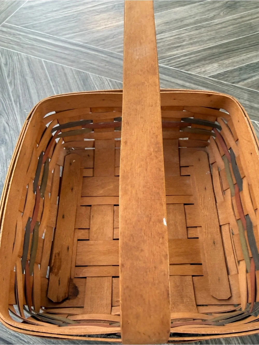 Longaberger Shades of Autumn Handwoven Pie Basket - see photos